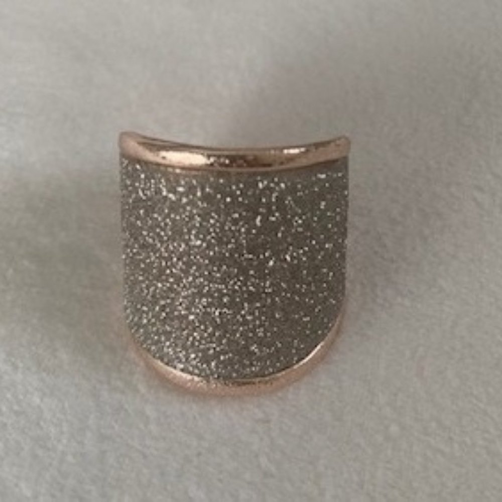 PRICE REDUCED! Pave Wide Band Ring, Size 8